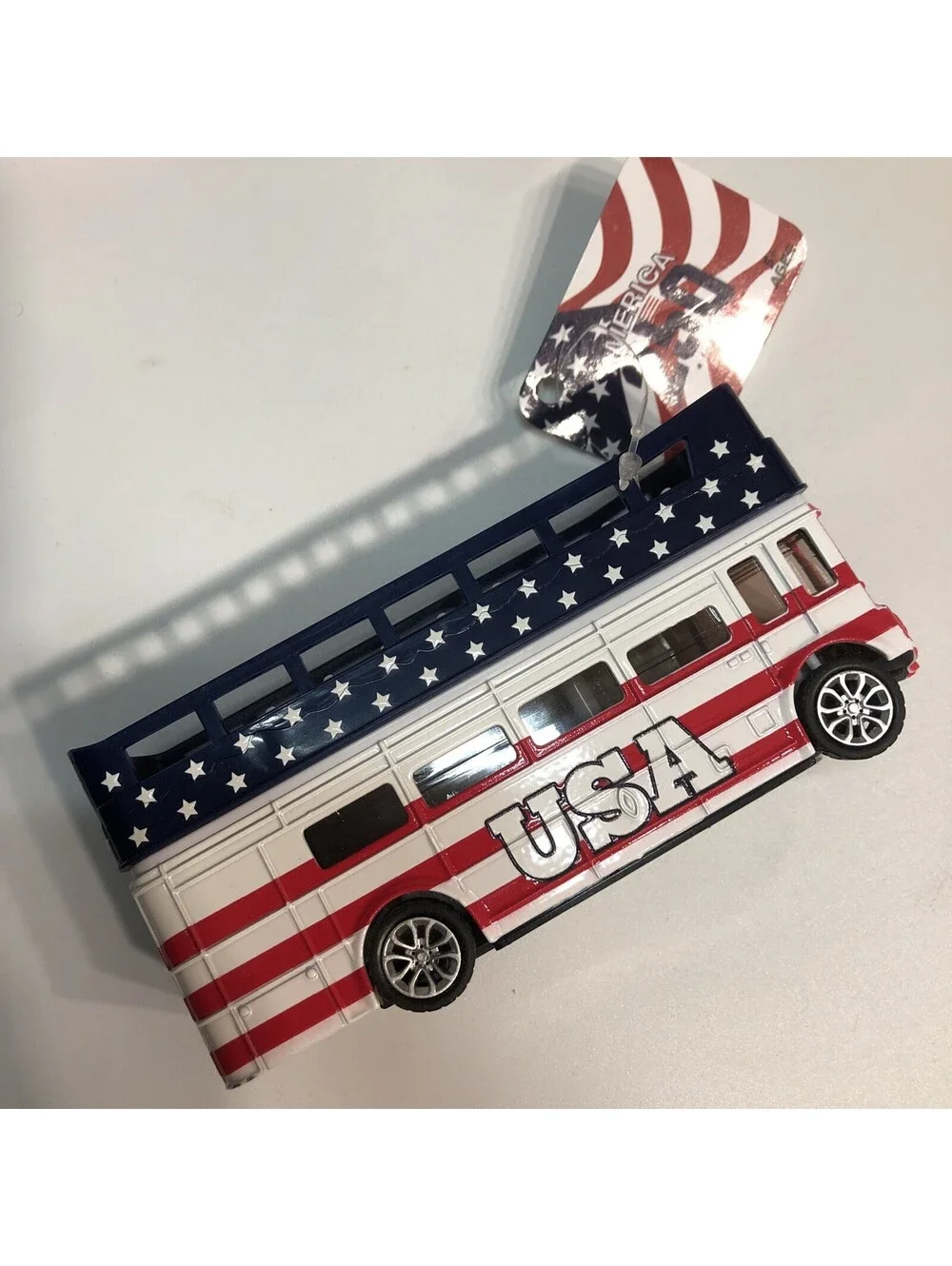 AMERICA 250th BIRTHDAY RARE DIECAST TOUR BUS EAGLE usa tour anniversary